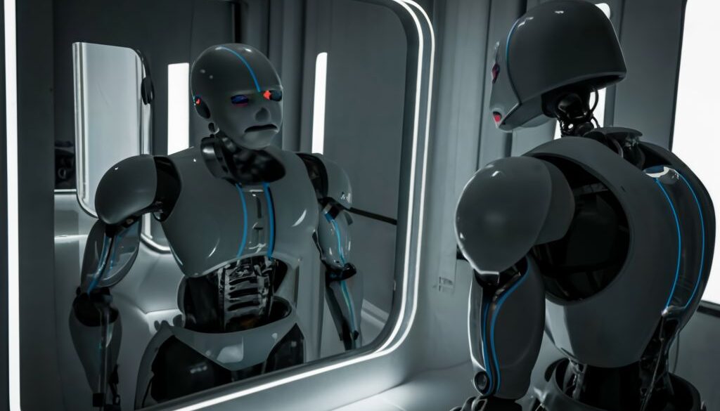 A_robot_looking_into_a_mirror.jpg
