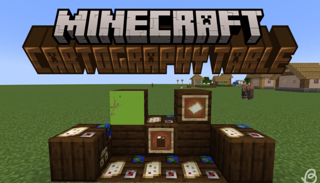 Cartography-table-Multiple-cartography-tables-and-maps-in-item-frames-in-Minecraft.jpg